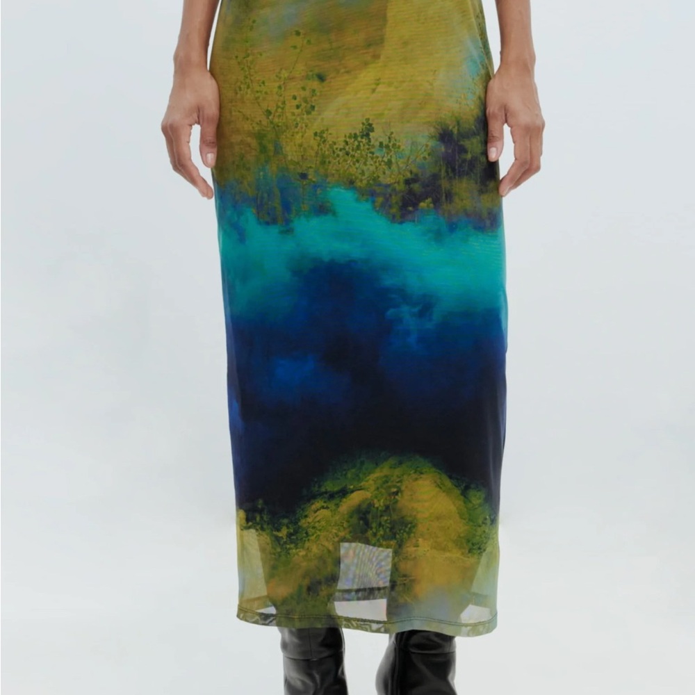 EDITED Multicolor Maxi Skirt